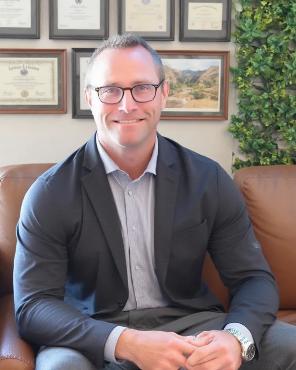 Dr. William Carlson, board-certified physician, on a FirstCall video visit